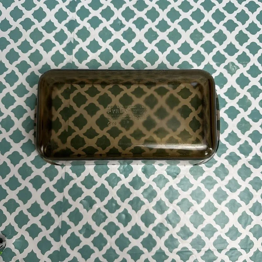 Vintage PYREX Casserole Bread Dish 213 USA 1.5‎ L 22x11x6 Cm